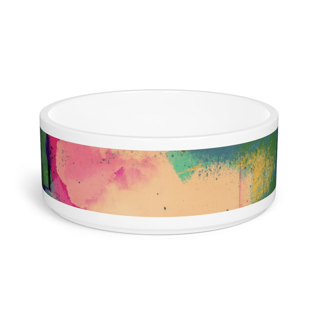 "Love you as you are..." Pet Bowl + Food Dish