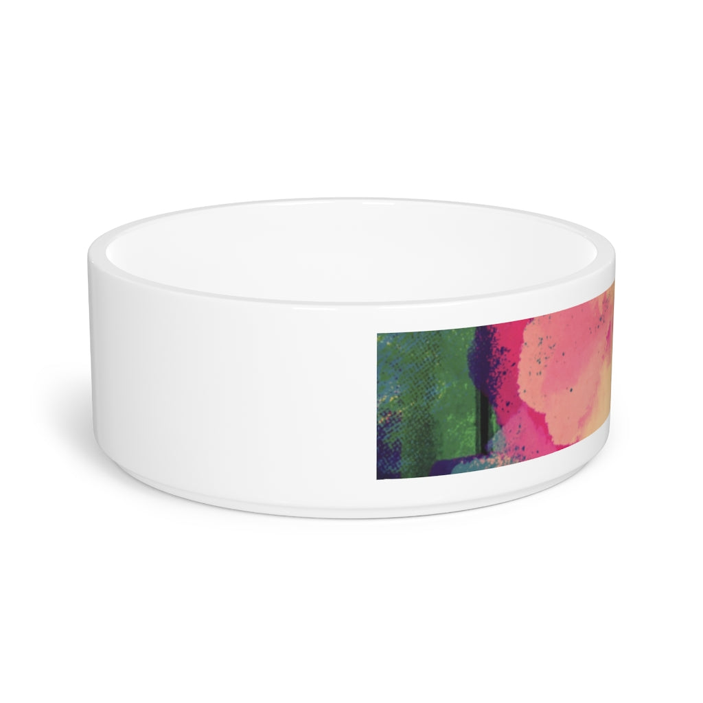 "Love you as you are..." Pet Bowl + Food Dish