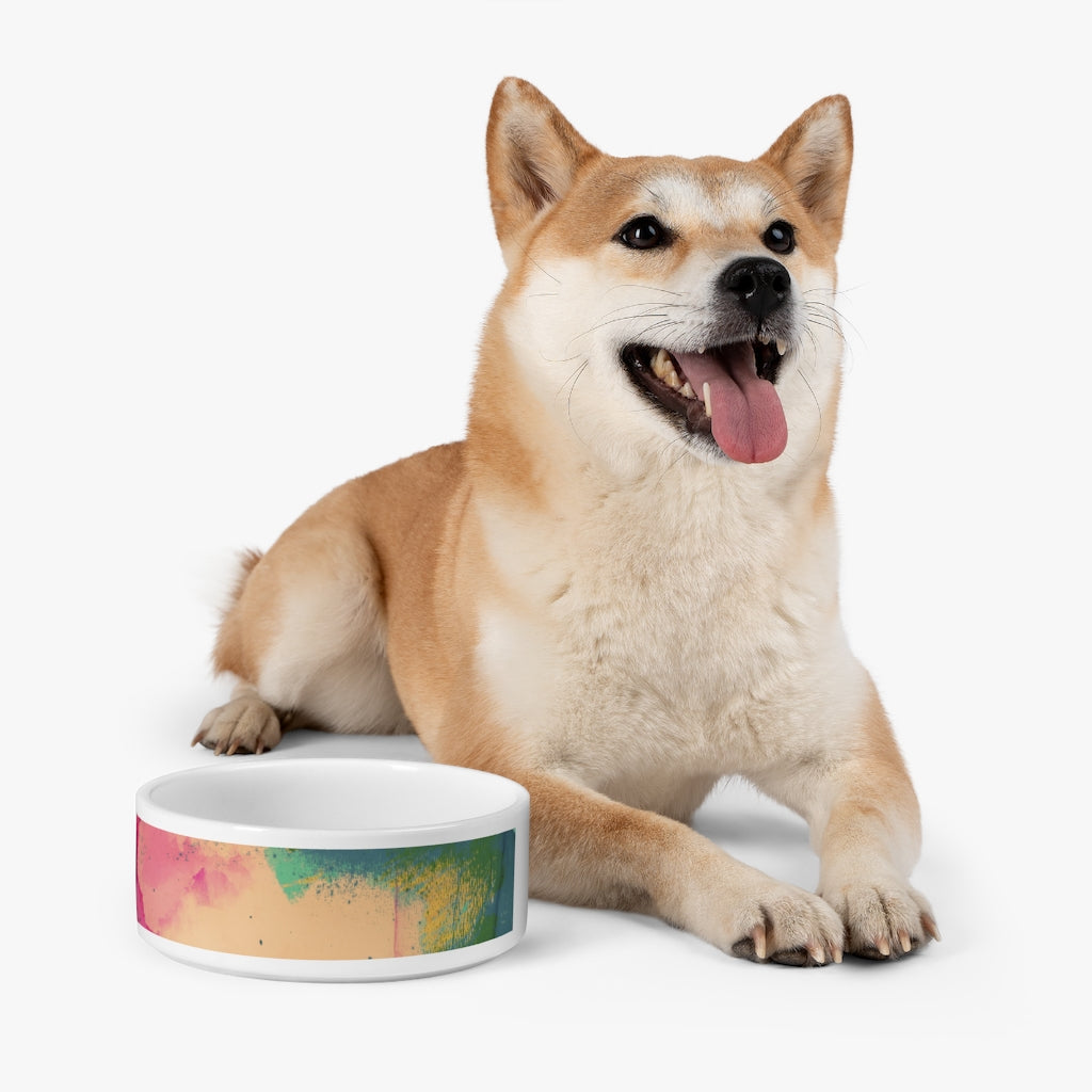 "Love you as you are..." Pet Bowl + Food Dish