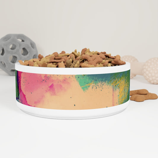 "Love you as you are..." Pet Bowl + Food Dish