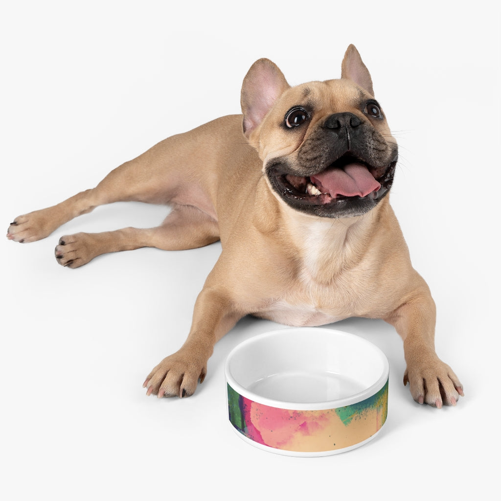 "Love you as you are..." Pet Bowl + Food Dish